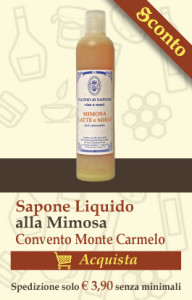 Offerta Sapone liquido alla Mimosa dei Carmelitani